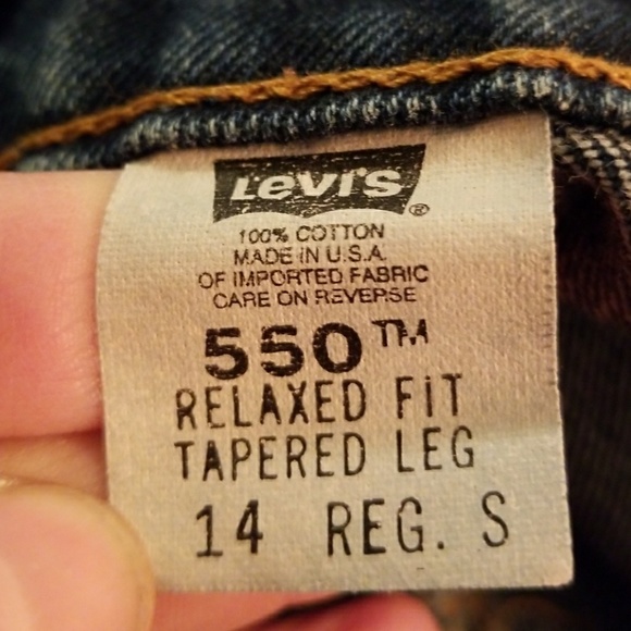 VINTAGE 550 Levi's high rise size 10 left - Picture 4 of 6